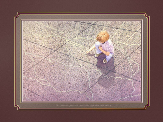 Обои картинки фото рисованные, дети