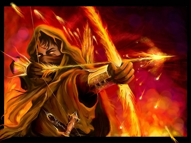 Обои картинки фото рисунки, конкурса, ice, and, fire, фэнтези, магия