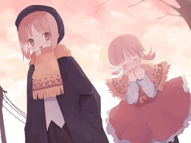 Обои картинки фото sakura, musubi, аниме, naru, nanao