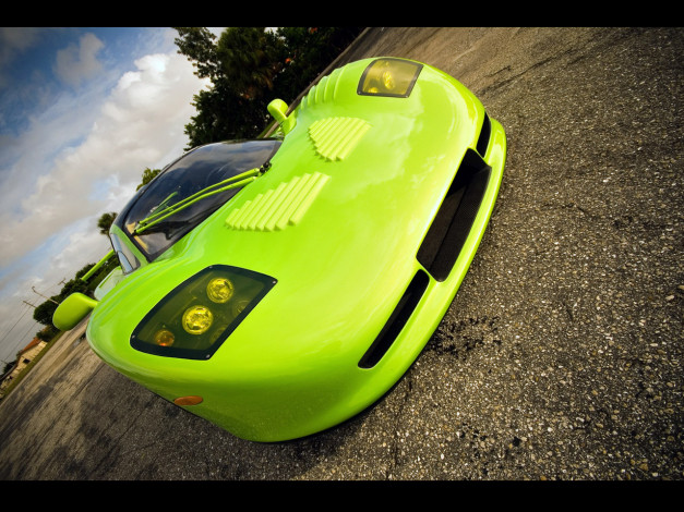 Обои картинки фото lime, green, mosler, mt900s, автомобили
