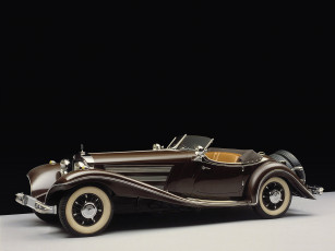 Картинка mercedes benz 500k luxury roadster автомобили классика