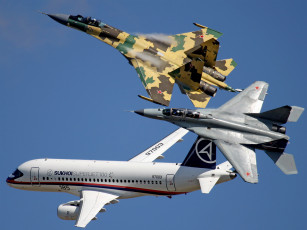 обоя авиация, разные, вместе