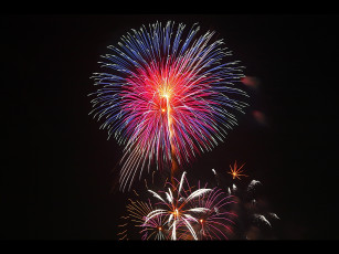 Картинка разное салюты фейерверки