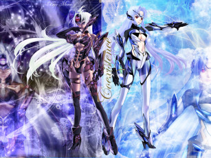 обоя xenosaga, видео, игры, kos, mos