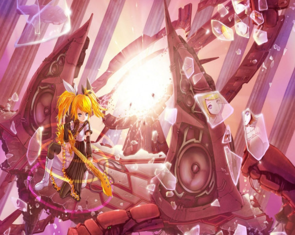 Обои картинки фото аниме, vocaloid