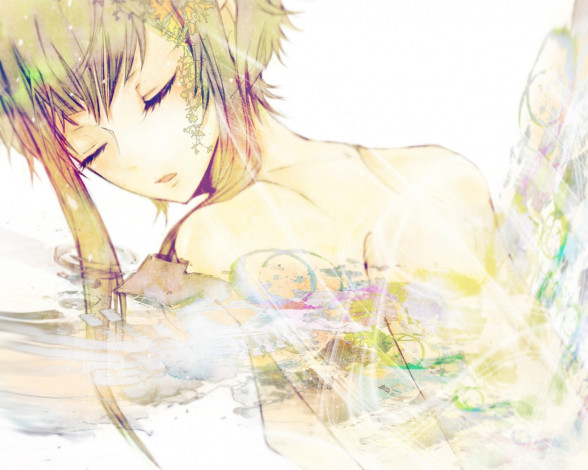 Обои картинки фото аниме, vocaloid