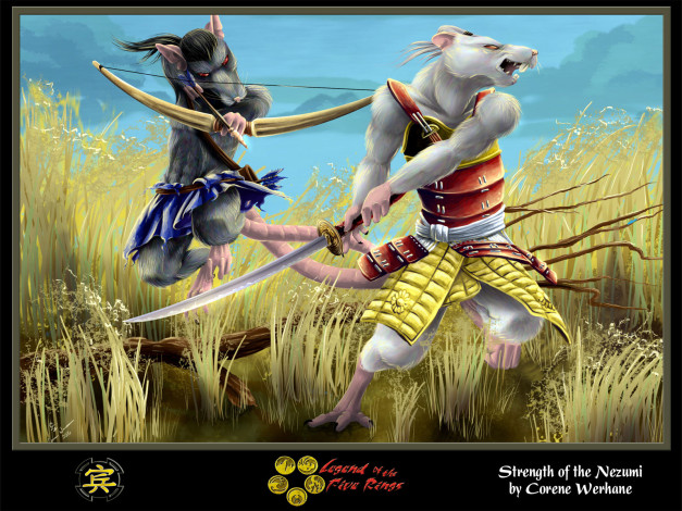 Обои картинки фото legend, of, the, five, rings, видео, игры