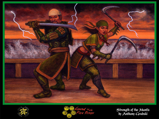 Обои картинки фото legend, of, the, five, rings, видео, игры