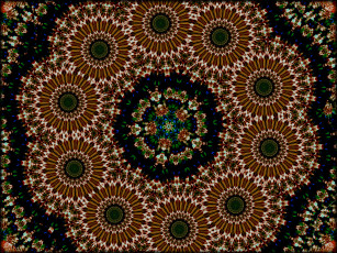 Картинка 3д графика fractal фракталы фон узор