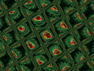 Картинка 3д графика fractal фракталы фон узор