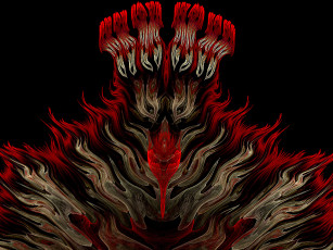 Картинка 3д графика fractal фракталы фон узор фрактал