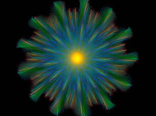 Картинка 3д графика fractal фракталы узор фон фрактал