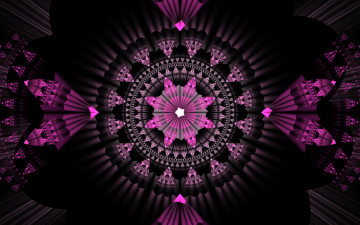 Картинка 3д графика fractal фракталы узор фон