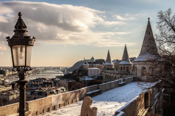 Картинка fisherman`s bastion budapest hungary города будапешт венгрия рыбацкий бастион fisherman