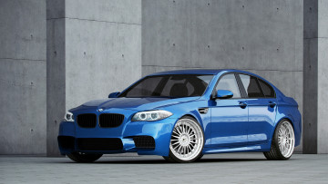 Картинка bmw автомобили стена синий