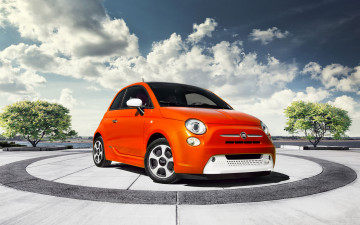 Картинка автомобили fiat sedan 500e