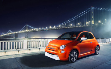 Картинка автомобили fiat sedan 500e