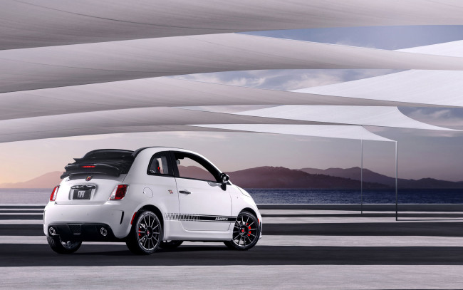 Обои картинки фото автомобили, fiat, 500c, abarth, convertible