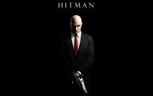 Обои картинки фото hitman5, absolution, видео, игры, hitman, киллер, лысый, пистолет, агент