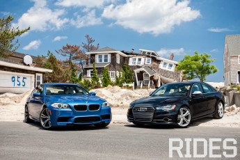 Картинка автомобили разные+вместе audi bmw