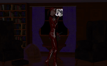 Картинка 3д+графика fantasy+ фантазия супермен девушка