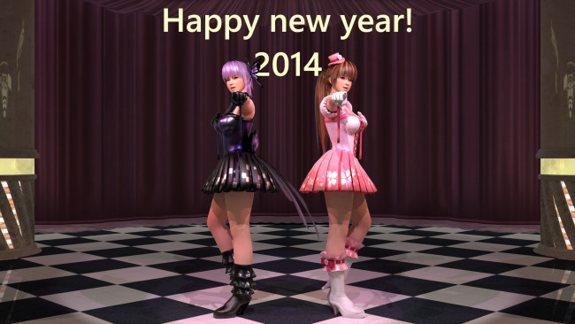 Обои картинки фото 3д графика, holidays,  праздники, девушки