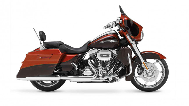 Обои картинки фото мотоциклы, harley-davidson, cvo, stree, -glide, 2012