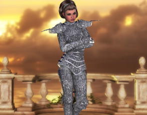 Картинка 3д+графика амазонки+ amazon доспехи фон взгляд девушка