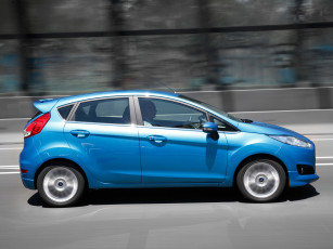 Картинка автомобили ford синий 2013г 5-door au-spec s fiesta