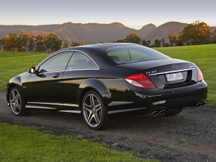 Картинка автомобили mercedes-benz темный c216 amg au-spec cl 63