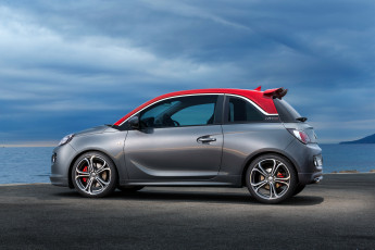 Картинка автомобили opel adam серый 2015г