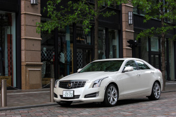 Картинка автомобили cadillac светлый 2012г jp-spec ats