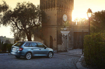 обоя автомобили, skoda, fabia, combi, 2015г