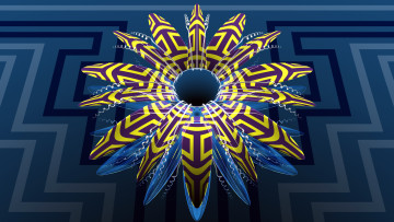 Картинка 3д+графика цветы+ flowers лепестки цвета фон узор