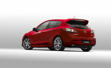 Картинка автомобили mazda mazda3 bl красный mps