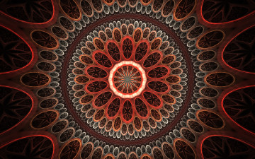 Картинка 3д+графика фракталы+ fractal цвета фон узор