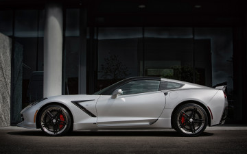 Картинка автомобили corvette chevrolet abbes 2014г c7 supercharged coupe stingray