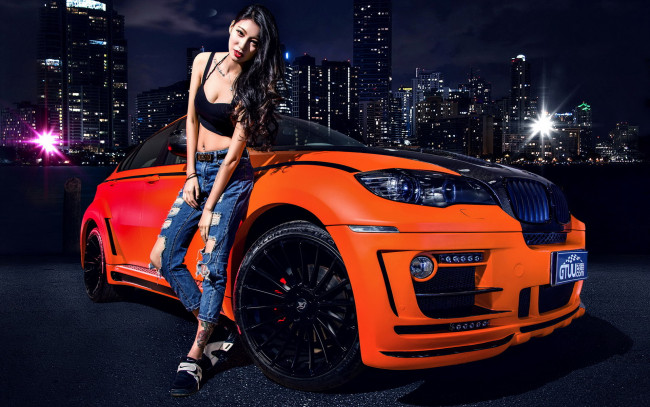 Обои картинки фото автомобили, -авто с девушками, девушка, взгляд, фон, автомобиль