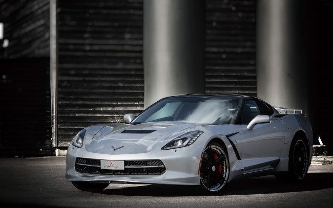 Обои картинки фото автомобили, corvette, 2014г, c7, stingray, chevrolet, supercharged, coupe, abbes