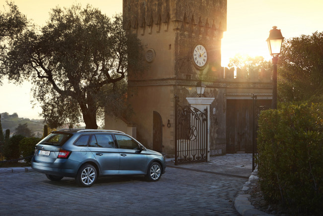 Обои картинки фото автомобили, skoda, fabia, combi, 2015г