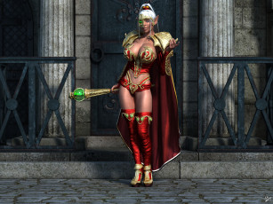 Картинка 3д+графика эльфы+ elves взгляд фон тотем эльфийка