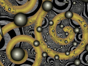 Картинка 3д+графика фракталы+ fractal цвета фон узор