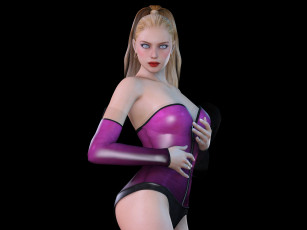 Картинка 3д+графика люди+ people блондинка фон взгляд девушка