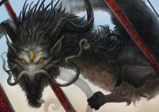 Картинка фэнтези драконы фон дракон