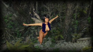 Картинка 3д+графика эльфы+ elves фон взгляд фея