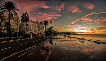 Картинка города -+улицы +площади +набережные набережная рассвет