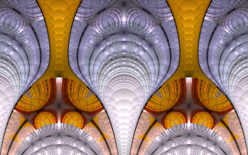 Картинка 3д+графика фракталы+ fractal цвета фон узор