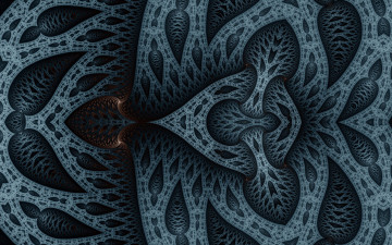 Картинка 3д+графика фракталы+ fractal цвета узор фон