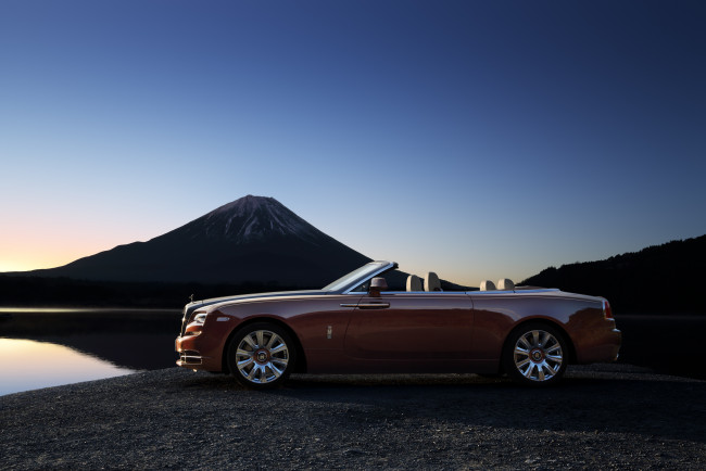 Обои картинки фото автомобили, rolls-royce, 2015г, dawn