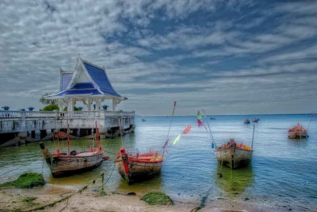 Обои картинки фото корабли, лодки,  шлюпки, побережье